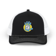 Load image into Gallery viewer, Embroidered High 5 Snapback Trucker Cap