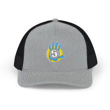 Load image into Gallery viewer, Embroidered High 5 Snapback Trucker Cap