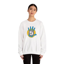 Load image into Gallery viewer, High Five Crewneck Sweatshirt — Colorful Hand Graphic Pullover