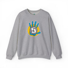 Load image into Gallery viewer, High Five Crewneck Sweatshirt — Colorful Hand Graphic Pullover