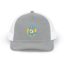 Load image into Gallery viewer, Embroidered High 5 Snapback Trucker Cap