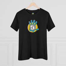 Load image into Gallery viewer, High Five Graphic Tee — Retro Hand Logo Women’s Cotton T‑Shirt
