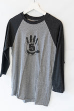 Load image into Gallery viewer, High 5 Baseball Tee w/ Outline Logo
