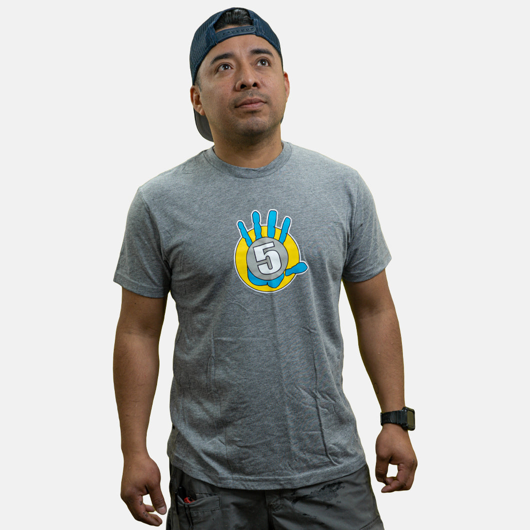High 5 Original Light Gray T- Shirt