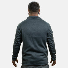 Load image into Gallery viewer, High 5 Gray Sweater Knit Zip Up
