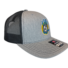 Load image into Gallery viewer, Gray Trucker Hat with Black Mesh and OG Logo
