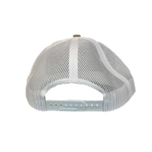 Load image into Gallery viewer, Tan Trucker Hat with White Logo
