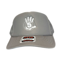 Load image into Gallery viewer, Gray Foam Trucker with White Logo
