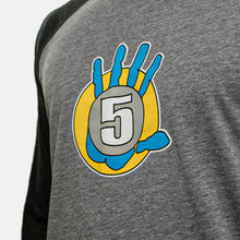 Load image into Gallery viewer, High 5 Baseball Tee - Gray Chest
