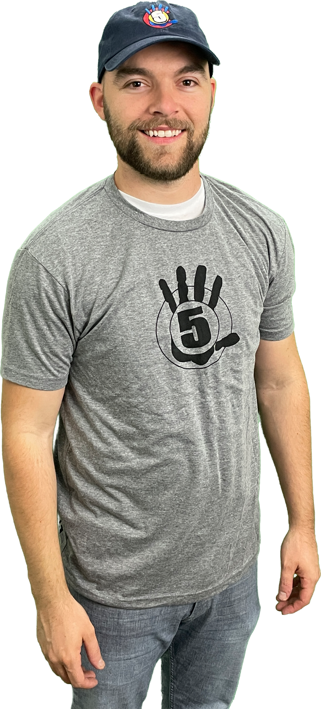 High 5 T-Shirt w/Outline Logo